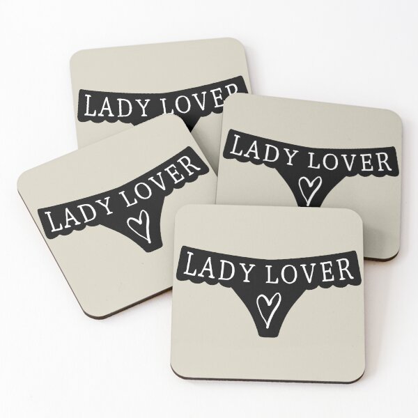 Item preview, Cute Lesbian Panties Lady Lover Black White designed and sold by TackyTime.