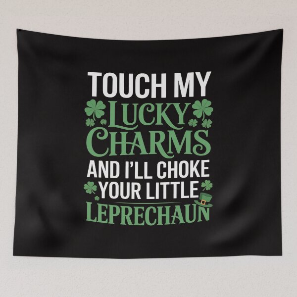 Item preview, ouch My Lucky Charms And I'll Choke Your Little Leprechaun designed and sold by DarioRosales.