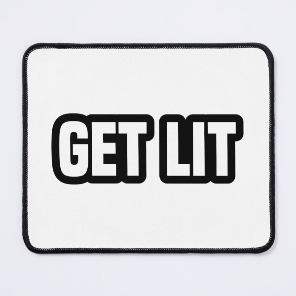 Item preview, Get Lit, Outline Party Typography designed and sold by Memes N Lore .