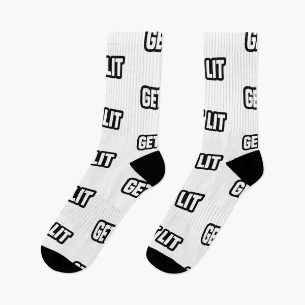 Item preview, Get Lit, Outline Party Typography designed and sold by Memes N Lore .