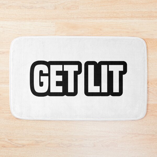 Item preview, Get Lit, Outline Party Typography designed and sold by Memes N Lore .