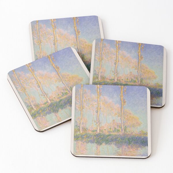 Item preview, Claude Monet Poplars Impressionism Landscape designed and sold by LaFabricaArt.