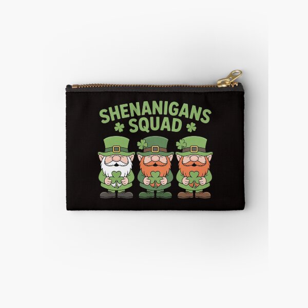 Item preview, Shenanigans Squad Three Lucky Gnome Shamrock St Patrick Day designed and sold by cherylbartlett.