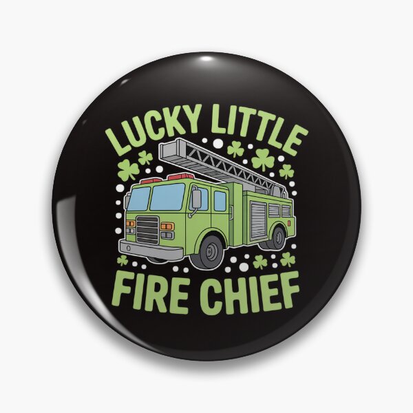 Item preview, Kids Cute green Firetruck Kids St Patrick Day Fire Truck designed and sold by cherylbartlett.