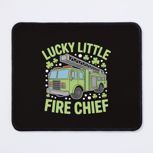 Item preview, Kids Cute green Firetruck Kids St Patrick Day Fire Truck designed and sold by cherylbartlett.