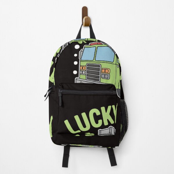 Item preview, Kids Cute green Firetruck Kids St Patrick Day Fire Truck designed and sold by cherylbartlett.