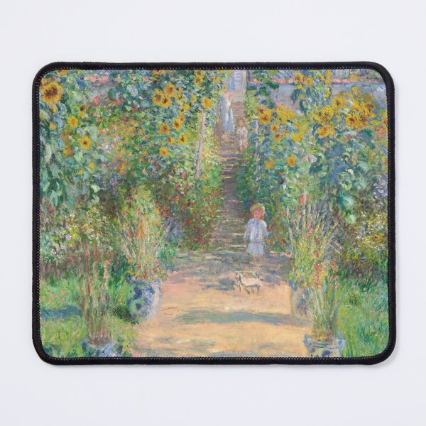 Item preview, Claude Monet Garden Vetheuil Impressionism designed and sold by LaFabricaArt.