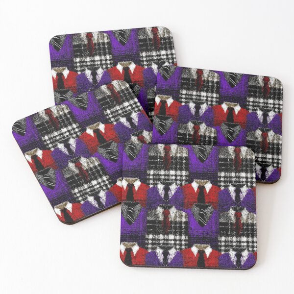 Item preview, Suit Jacket Tie Patchwork Pattern designed and sold by bubblegoth.