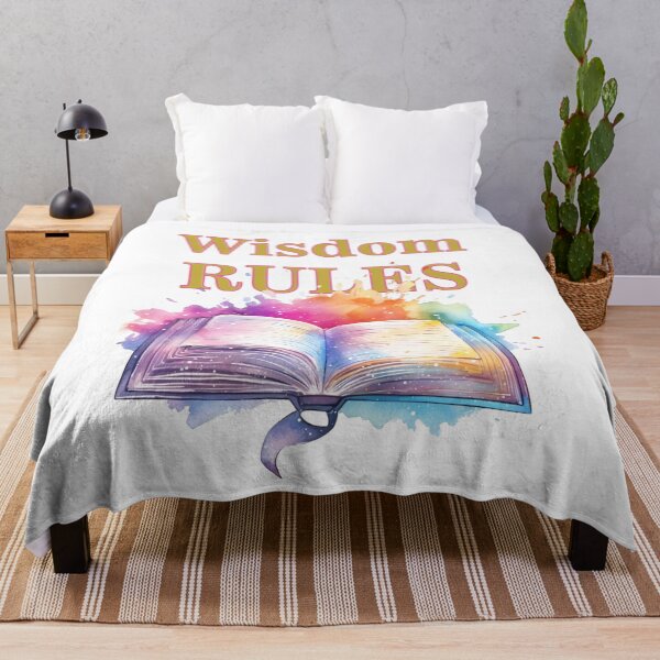 Item preview, Wisdom Rules and Multi Water Colored Open Book  designed and sold by TerScott.