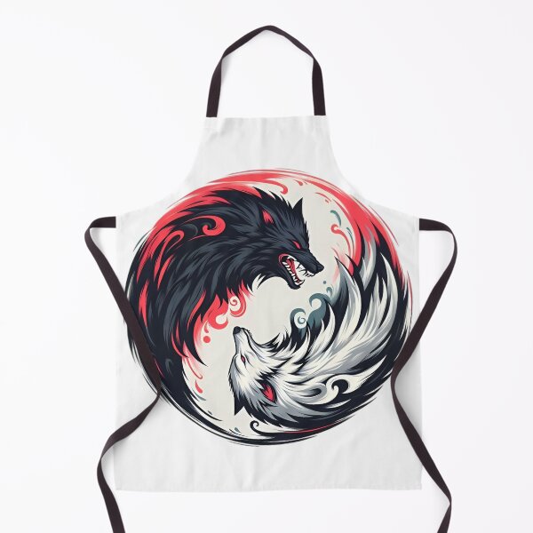 Item preview, Yin Yang Wolves – Balance of Light and Darkness designed and sold by Dyan4.