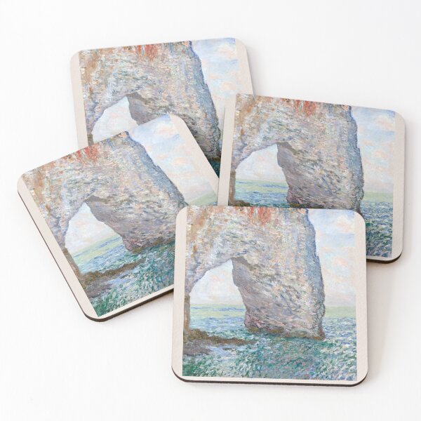 Item preview, Claude Monet Manneporte Impressionism Seascape designed and sold by LaFabricaArt.