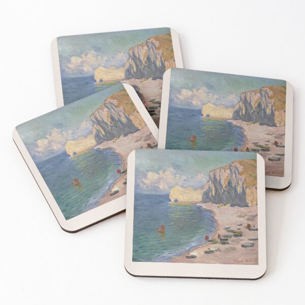 Item preview, Claude Monet Étretat Seascape Impressionism designed and sold by LaFabricaArt.