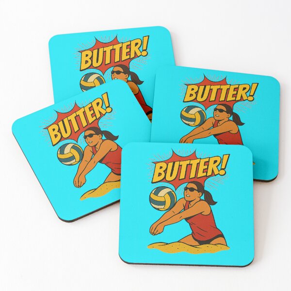 Item preview, Butter! - Beach Volleyball for a GREAT PASS! designed and sold by royalswin.