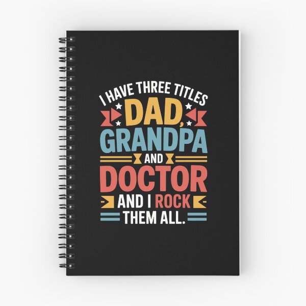 Item preview, I Have Three Titles Dad Grandpa And Doctor And I Rock Them All designed and sold by Gogetgiggles.
