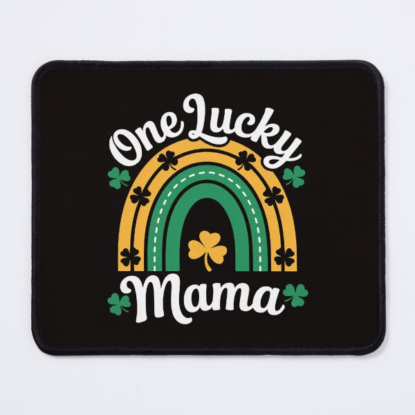 Item preview, One Lucky Mama Leopard Rainbow Cute Lucky Mom St. Patricks designed and sold by cherylbartlett.
