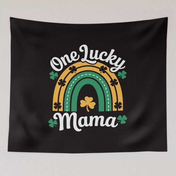 Item preview, One Lucky Mama Leopard Rainbow Cute Lucky Mom St. Patricks designed and sold by cherylbartlett.