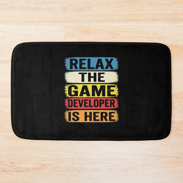 Item preview, Relax The Game Developer Is Here Funny Office designed and sold by Gogetgiggles.
