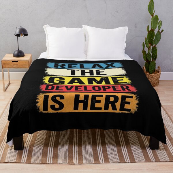 Item preview, Relax The Game Developer Is Here Funny Office designed and sold by Gogetgiggles.