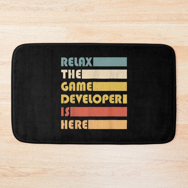 Item preview, Relax The Game Developer Is Here designed and sold by Gogetgiggles.