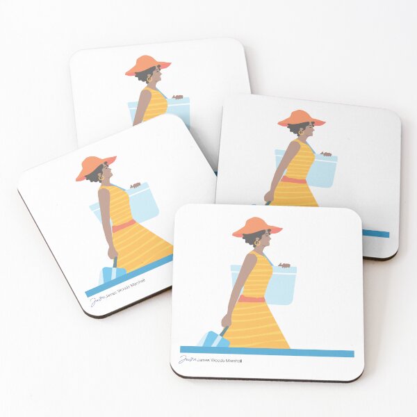 Item preview, Traveling Girl by James Woods Marshall designed and sold by Fourteen Fifteen.