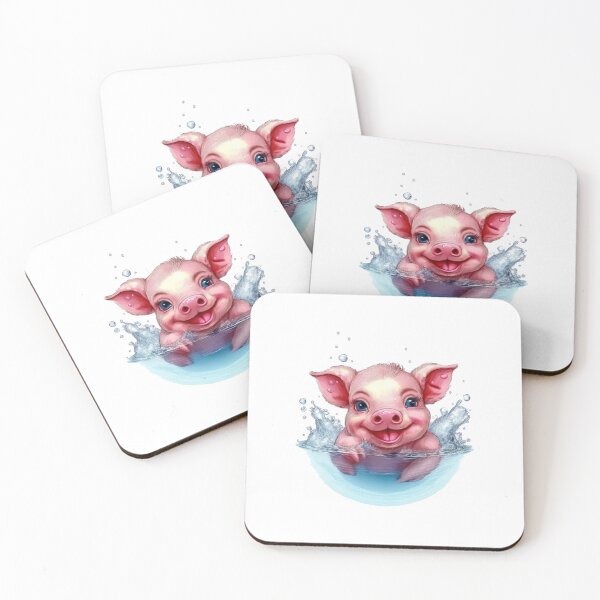 Item preview, Smiling Piggy Cute Art designed and sold by RockitBaby.