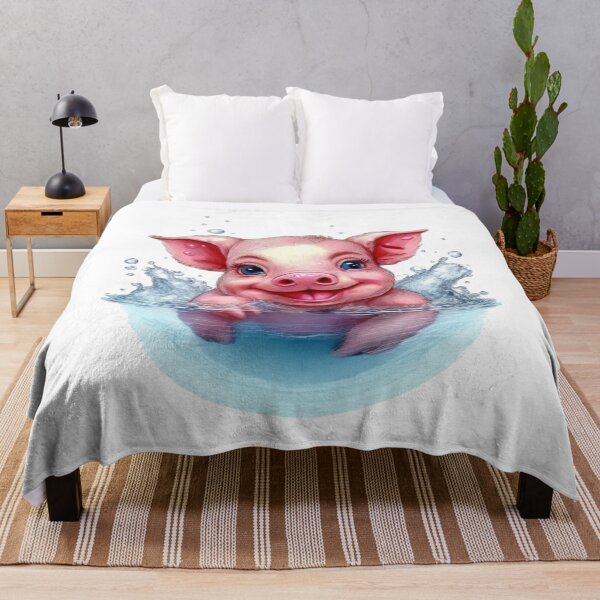 Item preview, Smiling Piggy Cute Art designed and sold by RockitBaby.