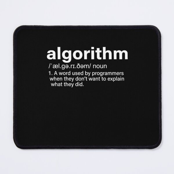 Item preview, Algorithm Programmer Humor Developer Joke designed and sold by Gogetgiggles.