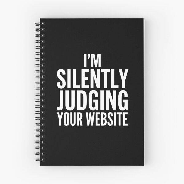 Item preview, I'm Silently Judging Your Website Programmer Humor Website Design designed and sold by Gogetgiggles.