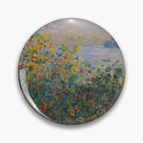Item preview, Claude Monet Flower Beds Impressionism designed and sold by LaFabricaArt.