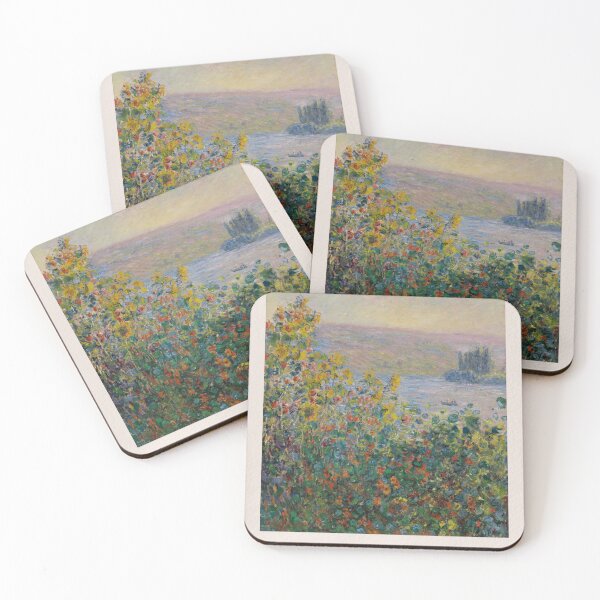 Item preview, Claude Monet Flower Beds Impressionism designed and sold by LaFabricaArt.