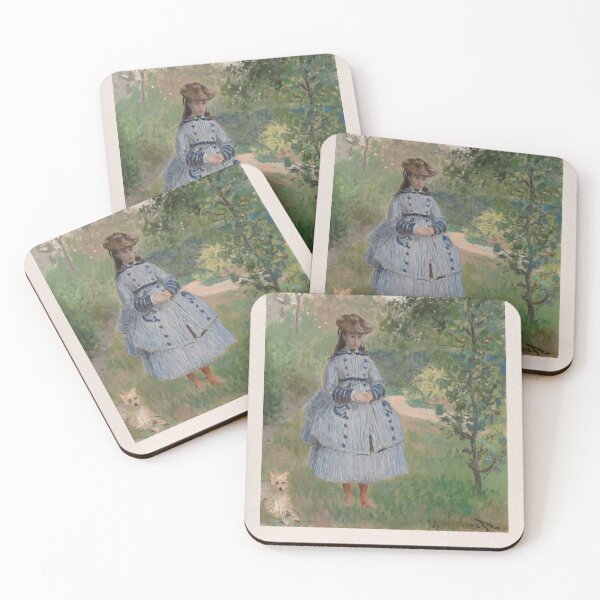 Item preview, Claude Monet Girl With Dog Impressionism designed and sold by LaFabricaArt.