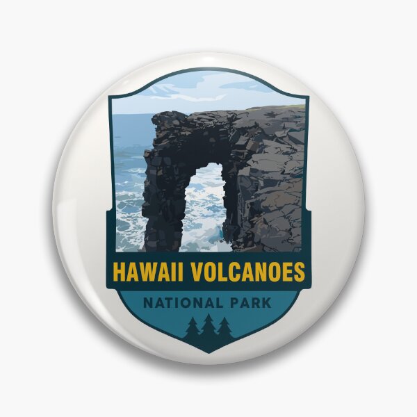 Item preview, Hawaii Volcanoes National Park Retro Sticker designed and sold by Gideon Emmerich.