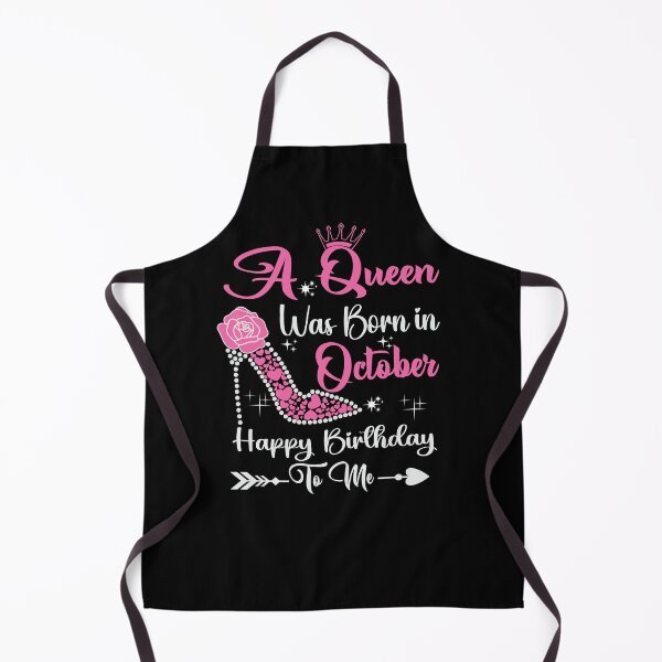 Item preview, A Queen Was Born In October Happy Birthday To Me designed and sold by Gogetgiggles.