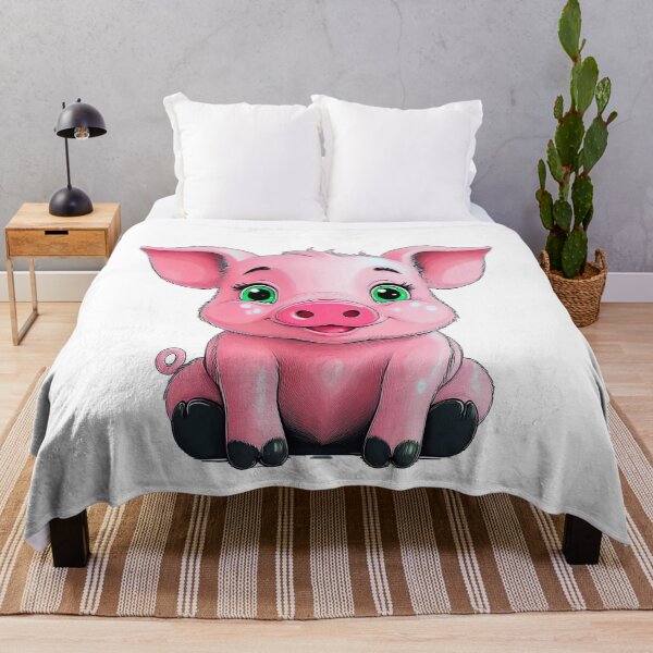 Item preview, Playful Piggy Cartoon designed and sold by RockitBaby.