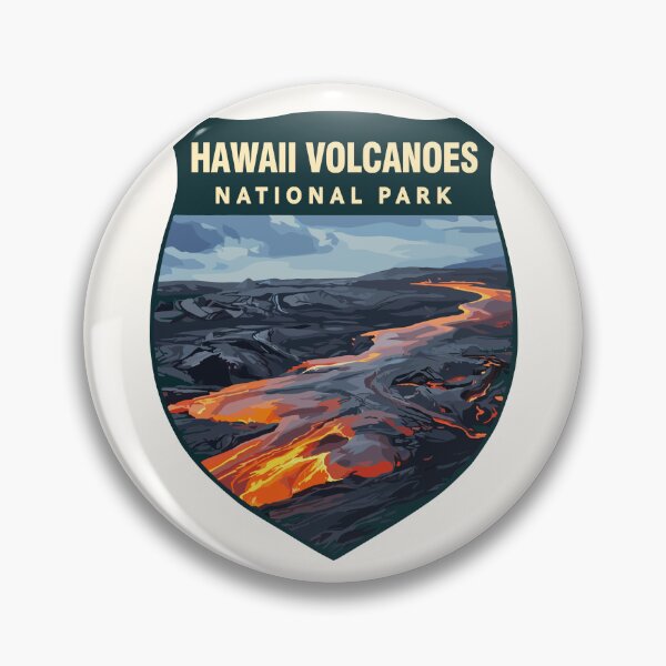 Item preview, Hawaii Volcanoes National Park Retro Sticker designed and sold by Gideon Emmerich.