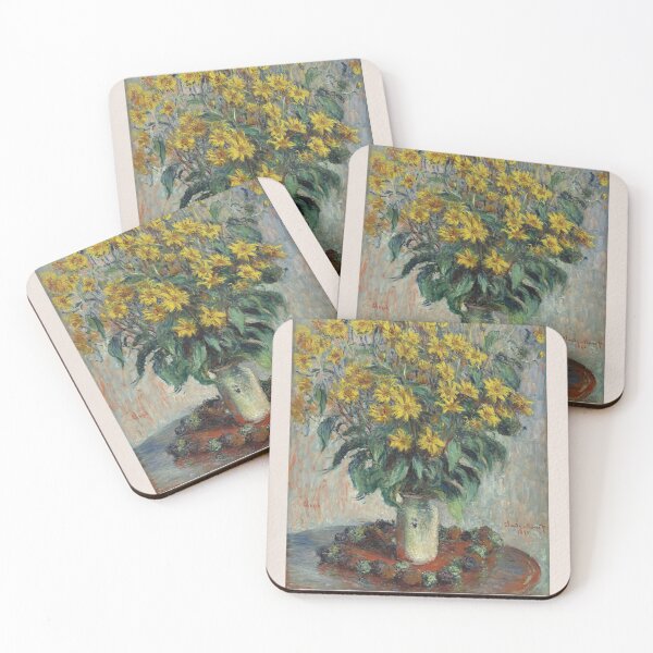 Item preview, Claude Monet Jerusalem Artichoke Flowers Impressionism designed and sold by LaFabricaArt.