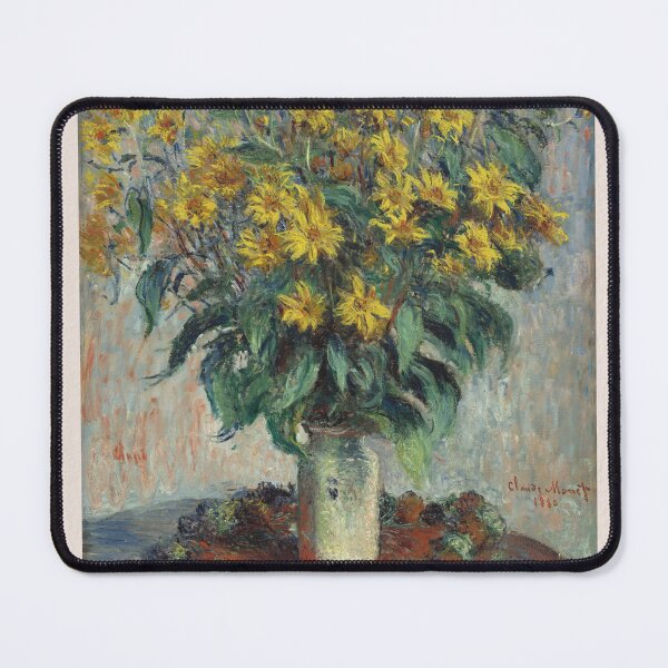 Item preview, Claude Monet Jerusalem Artichoke Flowers Impressionism designed and sold by LaFabricaArt.