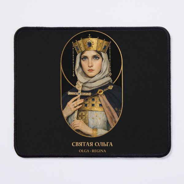 Item preview, Saint Olga · Regina (Princess Olga Icon Portrait) designed and sold by Sanctum Icons.