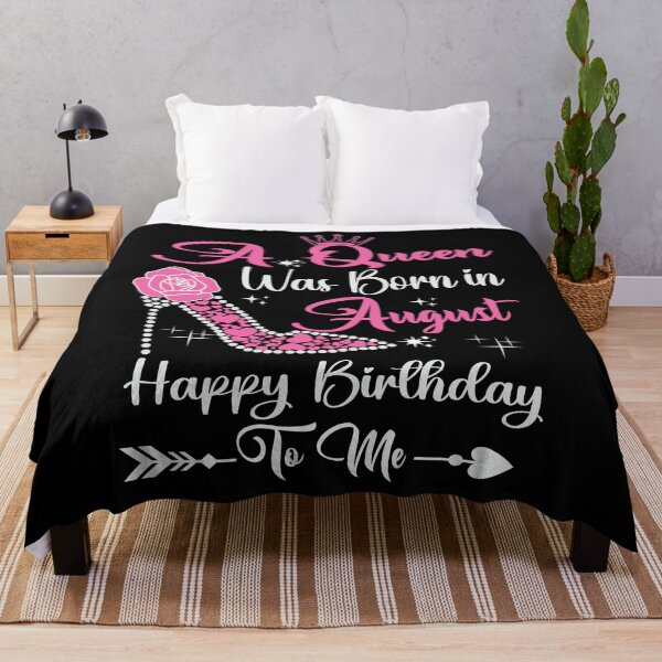 Item preview, A Queen Was Born In August Happy Birthday To Me Birthday Queen designed and sold by Gogetgiggles.
