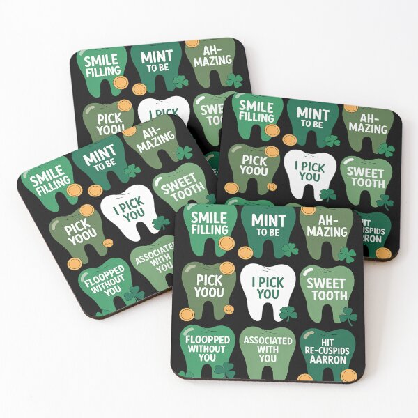 Item preview, Flossed Teeth St Patricks Day Dentist Dental Squad Assistant designed and sold by joedavila.