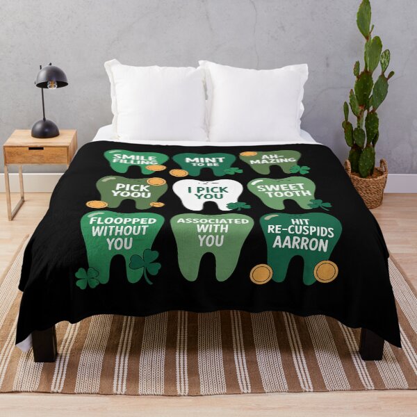 Item preview, Flossed Teeth St Patricks Day Dentist Dental Squad Assistant designed and sold by joedavila.