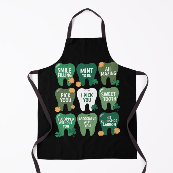 Item preview, Flossed Teeth St Patricks Day Dentist Dental Squad Assistant designed and sold by joedavila.