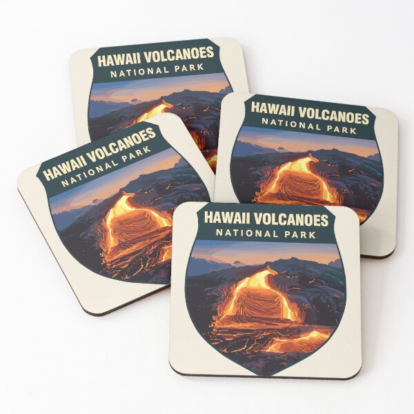 Item preview, Hawaii Volcanoes National Park Retro Sticker designed and sold by Gideon Emmerich.