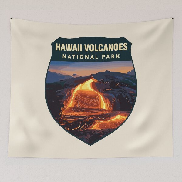 Item preview, Hawaii Volcanoes National Park Retro Sticker designed and sold by Gideon Emmerich.