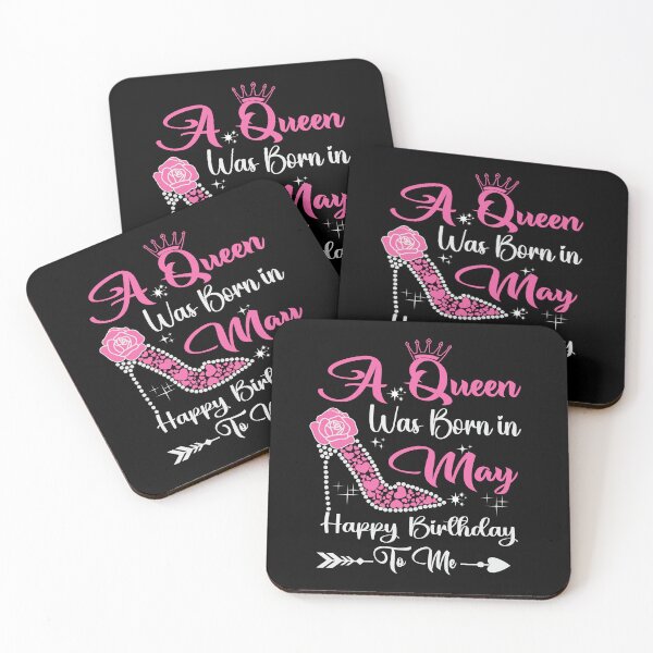 Item preview, A Queen Was Born In May Happy Birthday To Me designed and sold by Gogetgiggles.