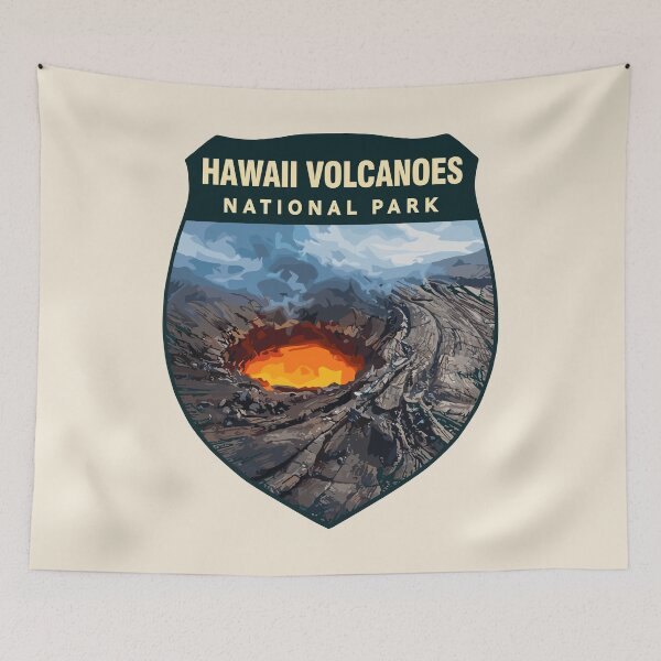 Item preview, Hawaii Volcanoes National Park Retro Sticker designed and sold by Gideon Emmerich.