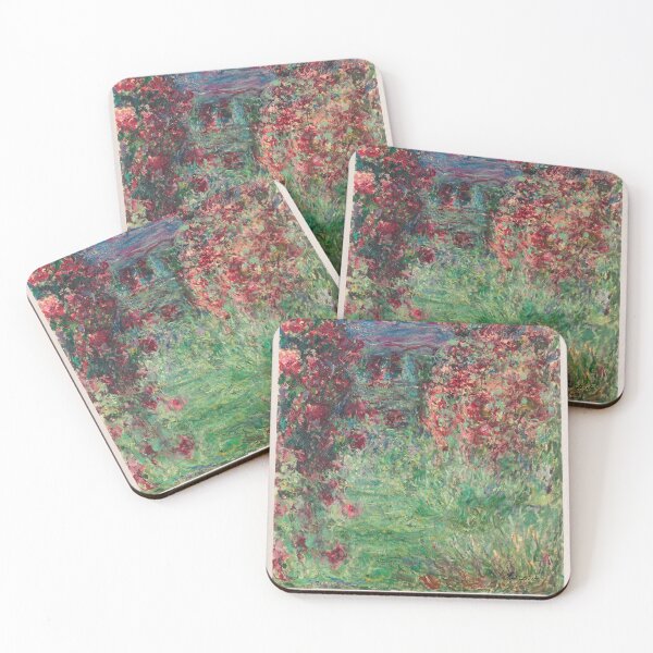 Item preview, Claude Monet House in the Roses Impressionism designed and sold by LaFabricaArt.