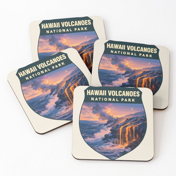 Item preview, Hawaii Volcanoes National Park Retro Sticker designed and sold by Gideon Emmerich.
