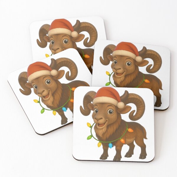Artikelvorschau, Weihnachts-Urial-Schaf entworfen und verkauft von Sillytoe.