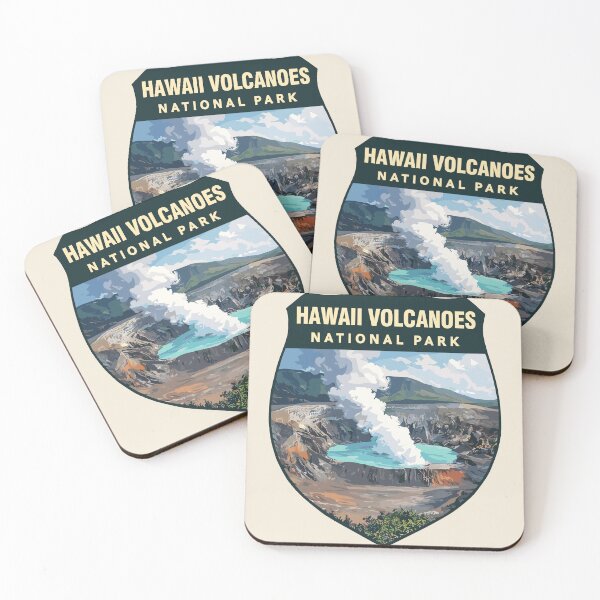 Item preview, Hawaii Volcanoes National Park Retro Sticker designed and sold by Gideon Emmerich.